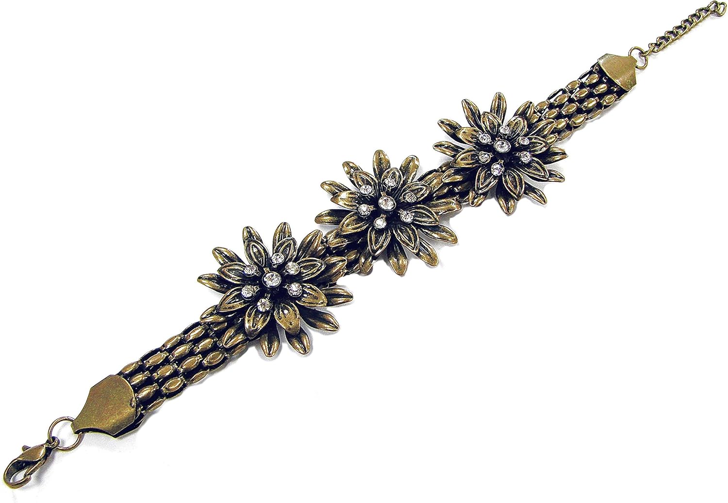 linpeng br-1548 金属花链手链 古董 br-1550: 亚